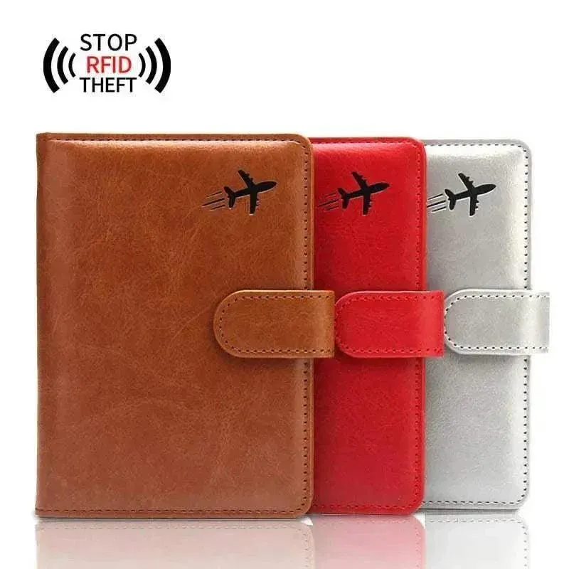 Airplane Icon Multi-Card Holder - Premium PU Leather Cover - PPC001