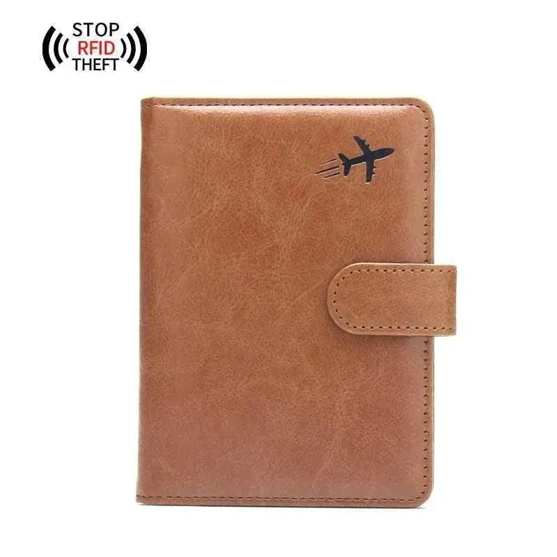 Airplane Icon Multi-Card Holder - Premium PU Leather Cover - PPC001