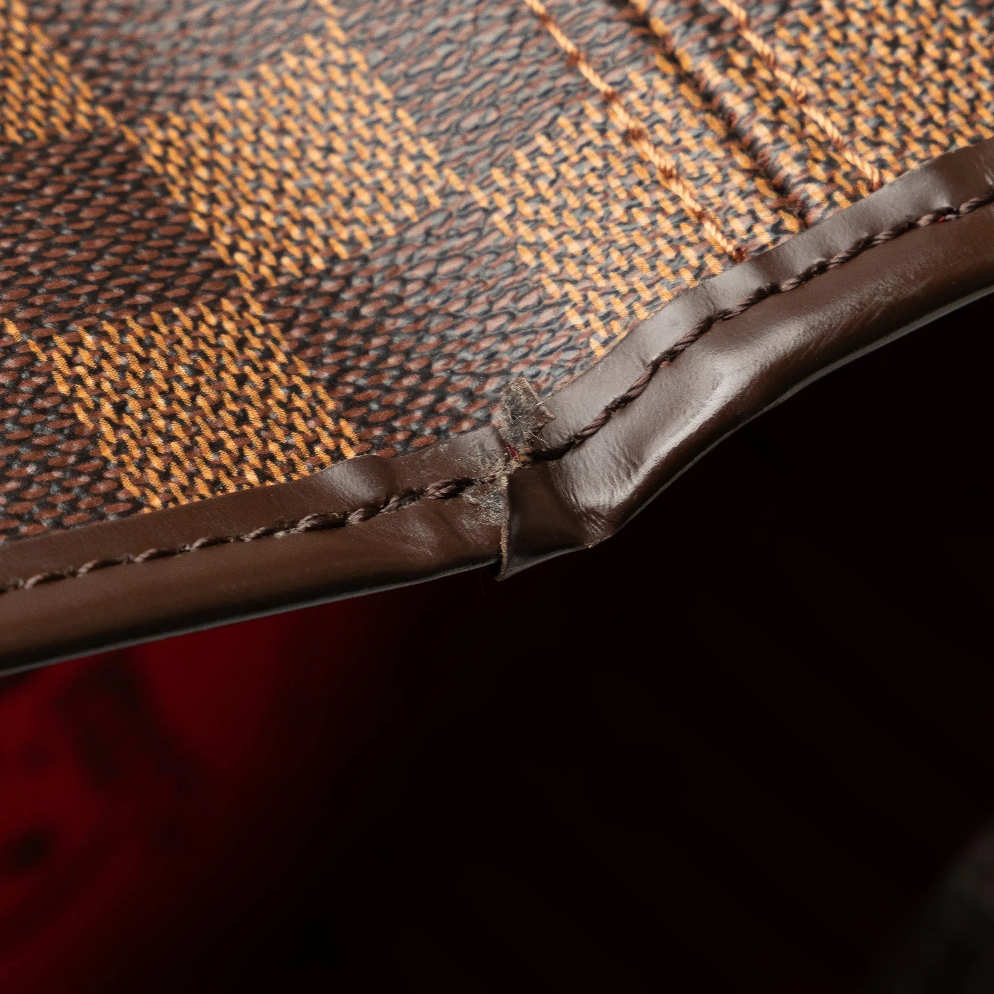 Brown Louis Vuitton Damier Ebene Neverfull GM Tote Bag