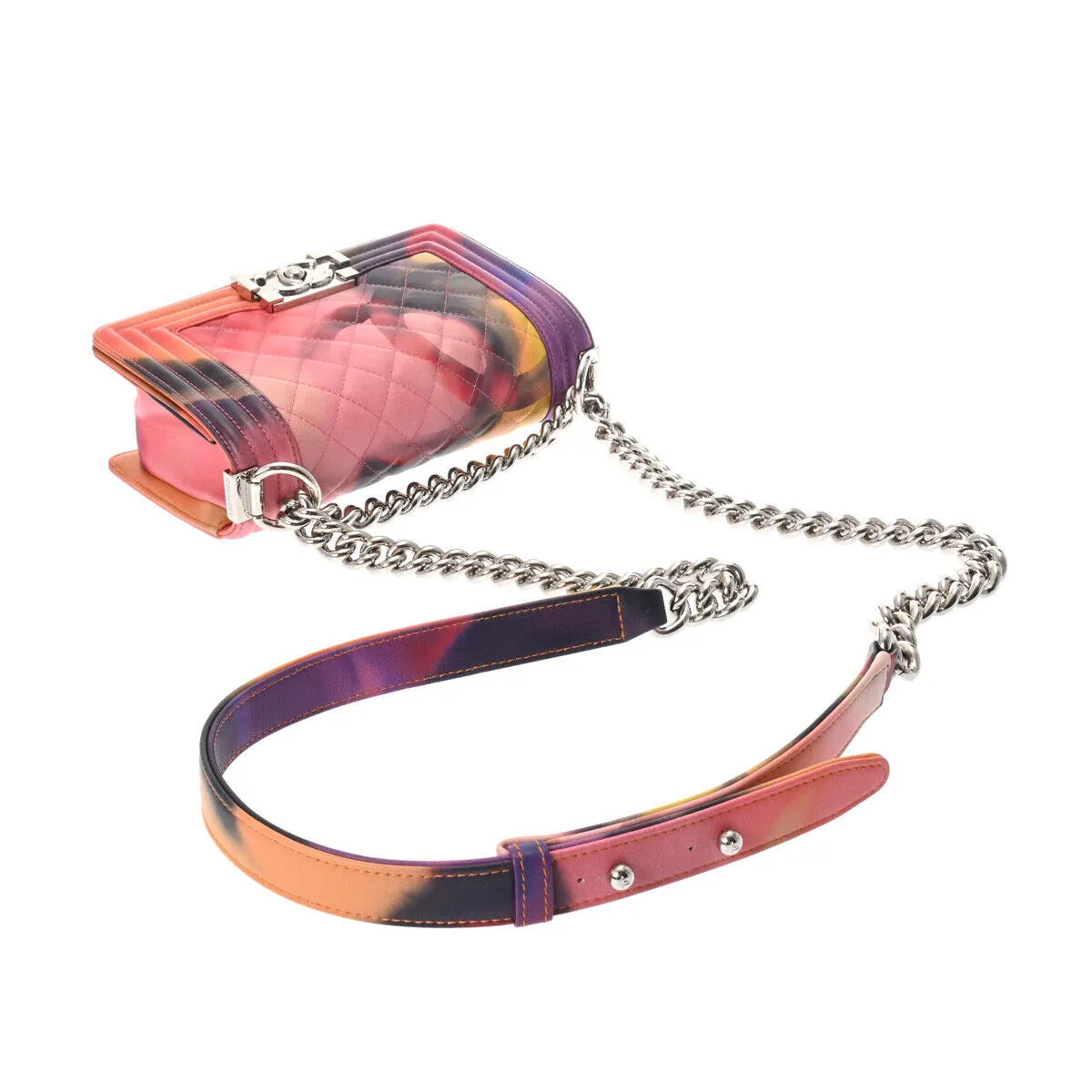 Chanel Boy Chainshoulder 7.9' Marble -
