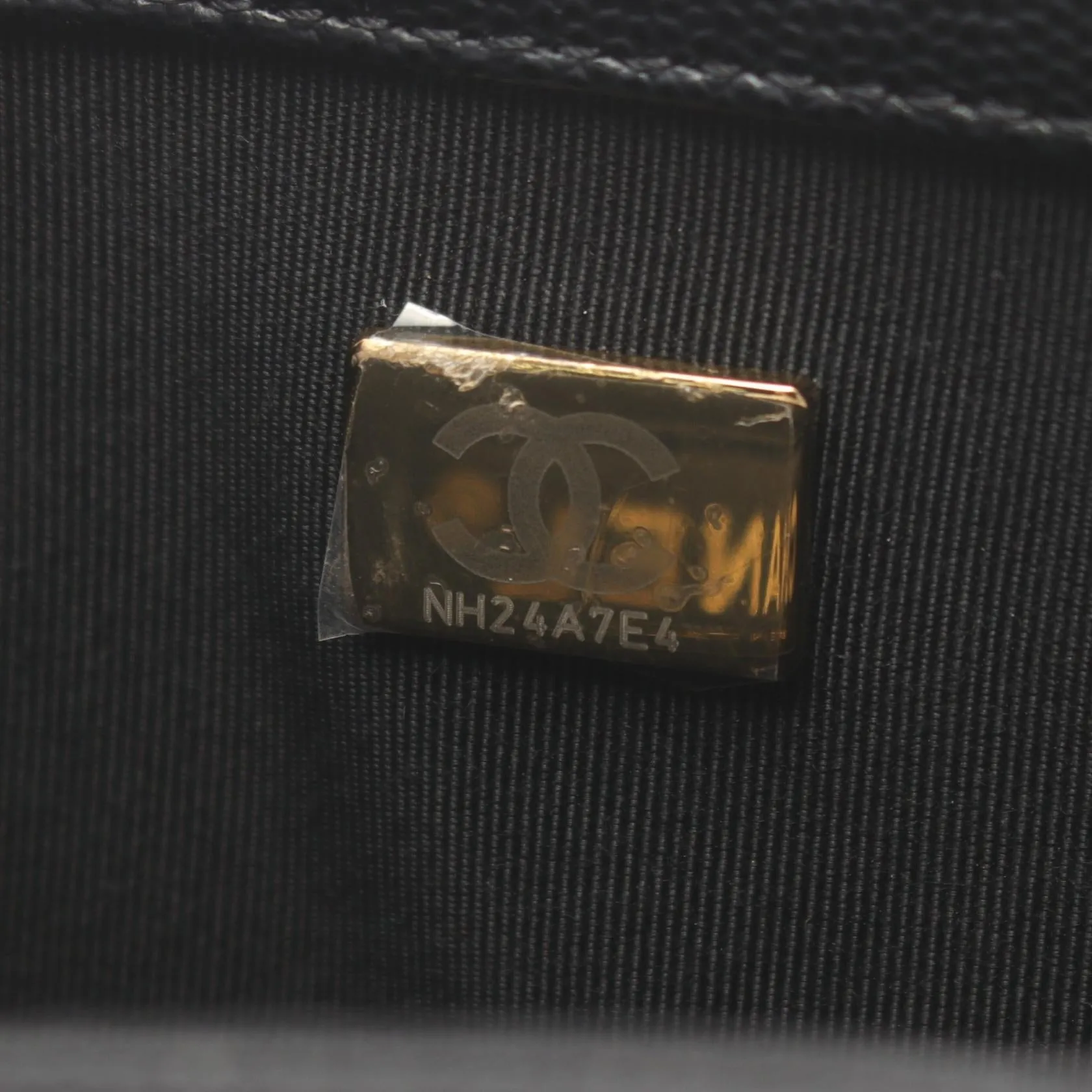 Chanel Boy Small Chevron Shoulder Bag Black