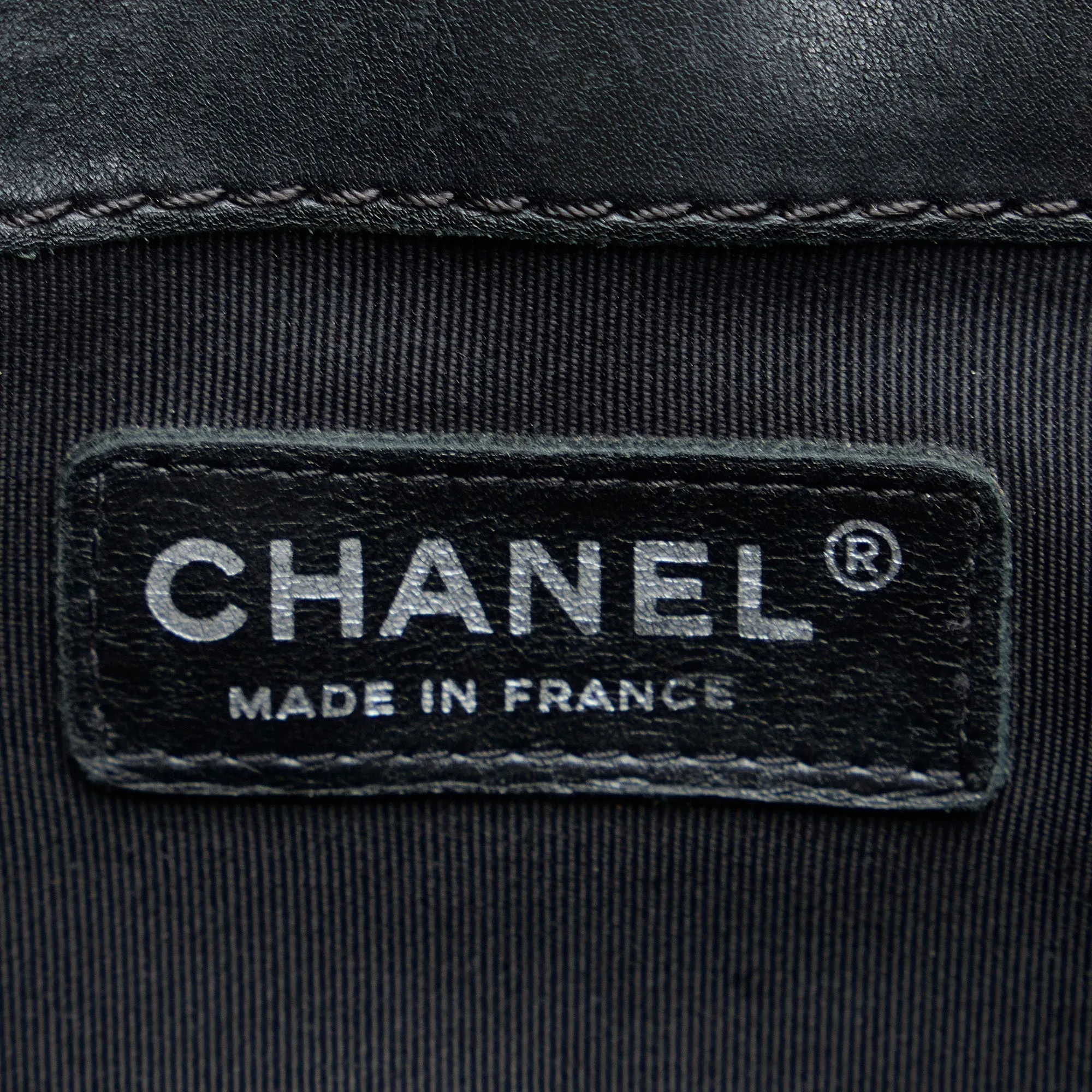 CHANEL Medium Patent Reverso Boy Flap Crossbody Bag