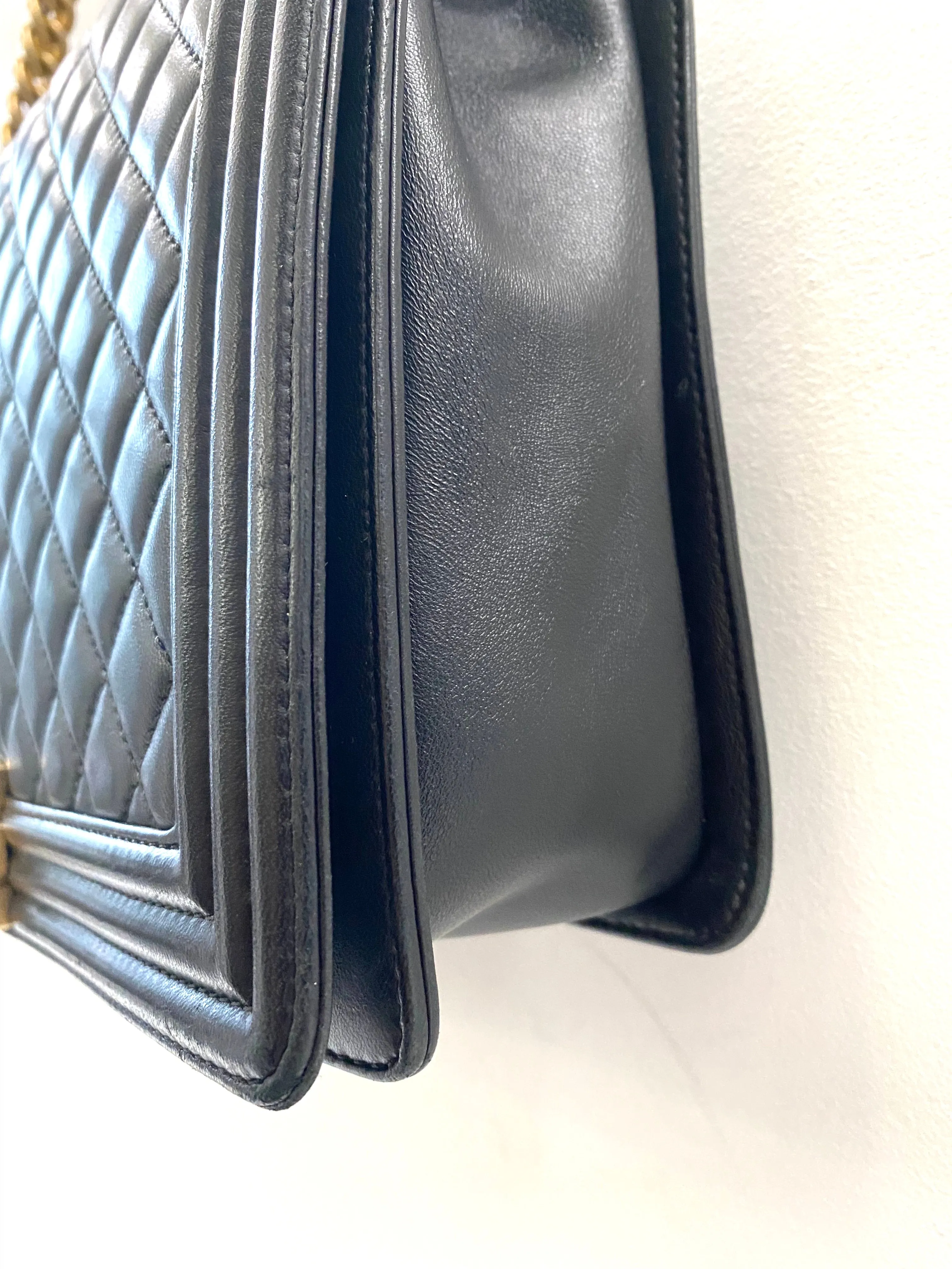 CHANEL QUILTED LAMBSKIN XL BOY FLAP BAG