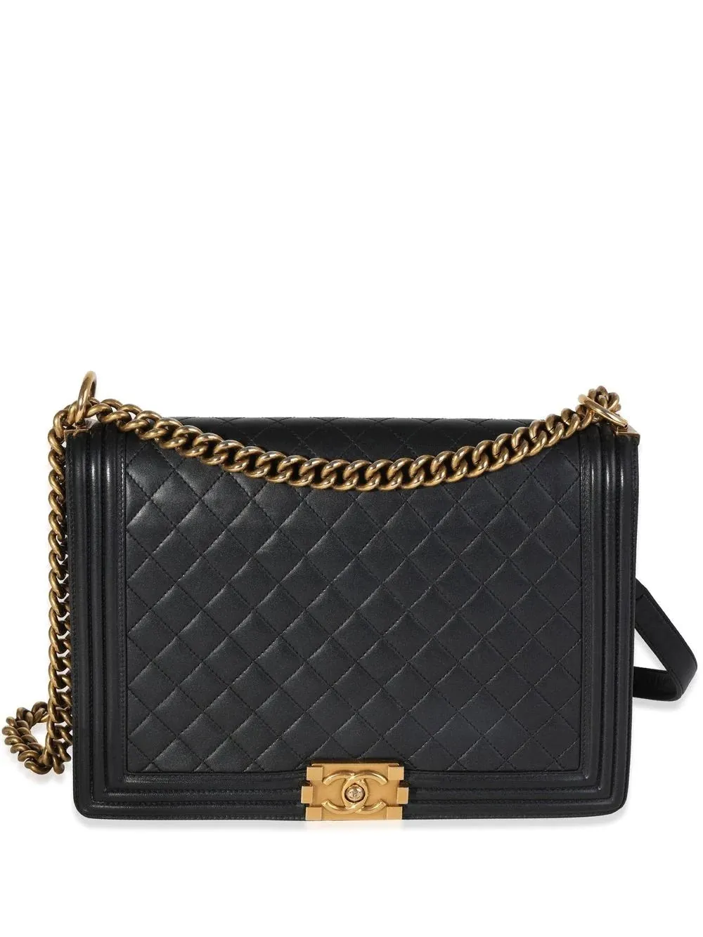 CHANEL QUILTED LAMBSKIN XL BOY FLAP BAG