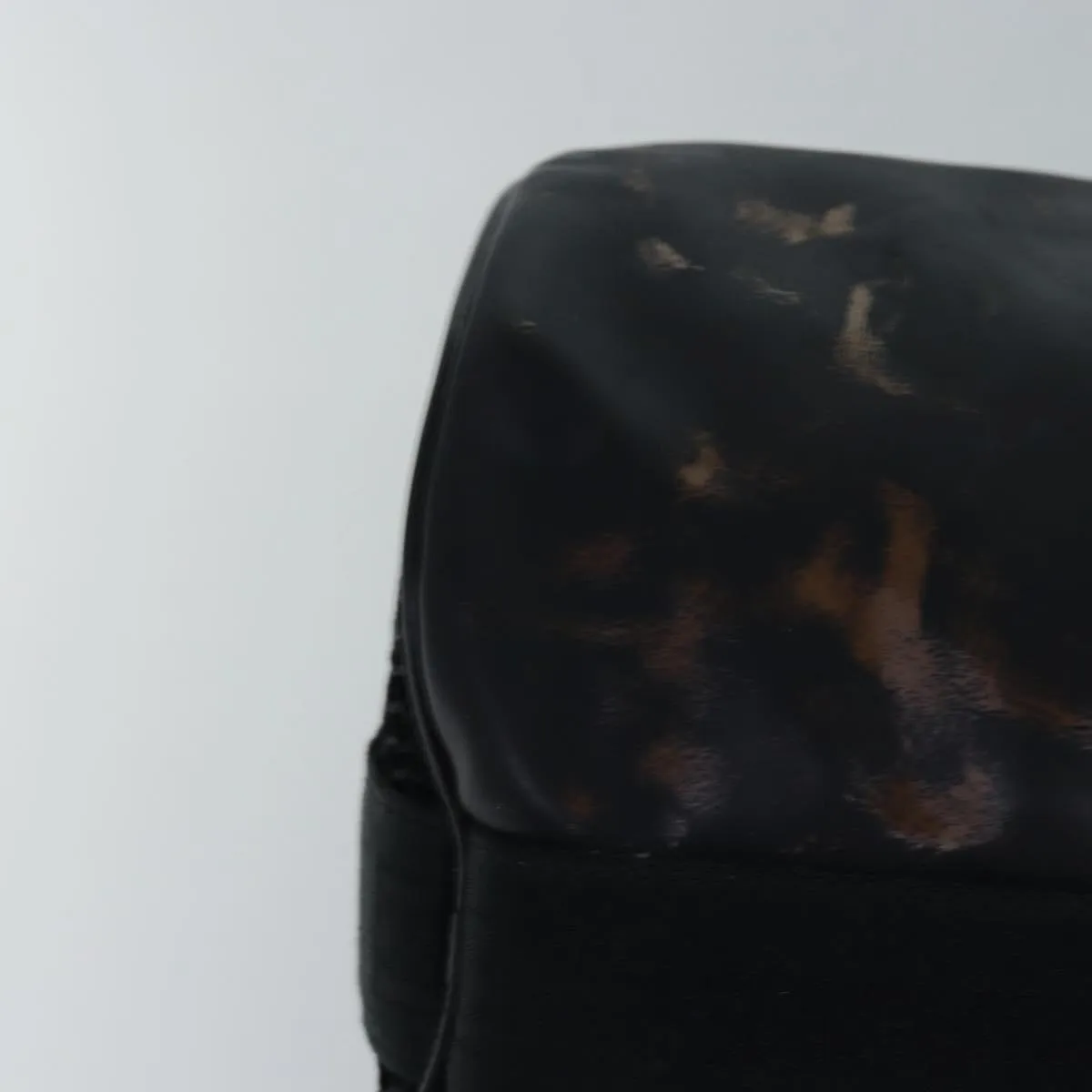 CHANEL Sports Line Drum bag Shoulder Bag Vinyl Black CC Auth bs15851