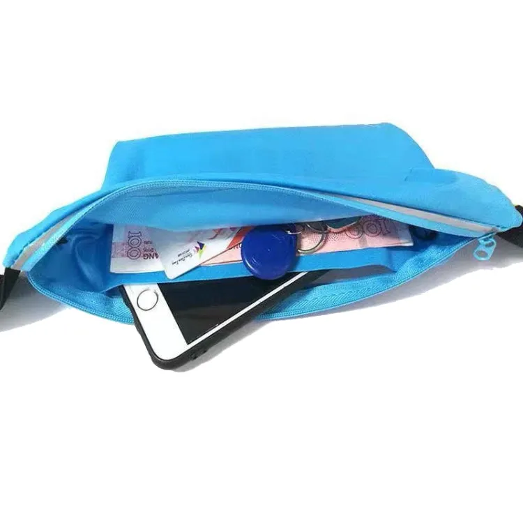 Contact Screen Sports Cell Phone Waist Pack Outdoor Leisure Gear Bag(Fluorescent Green)