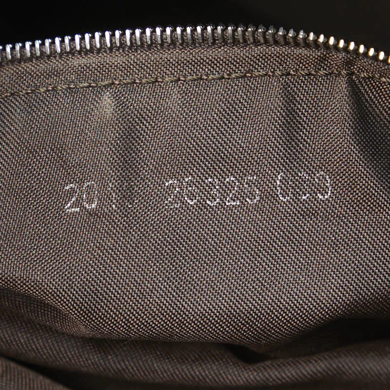 Fendi Mamma Bucket Shoulder Bag Canvas Leather