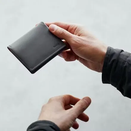 Folding wallet with thin sleeves, men's Bellroy, black