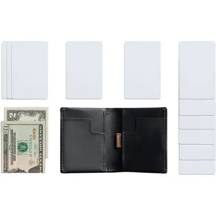 Folding wallet with thin sleeves, men's Bellroy, black