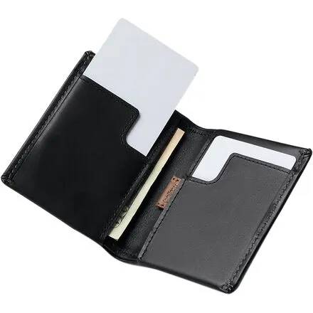Folding wallet with thin sleeves, men's Bellroy, black