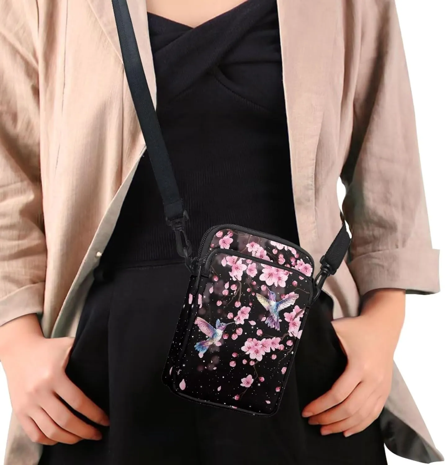 Girls Crossbody Bags Small Shoulder Bag with Zipper, Travel Satchel Bag Handbags