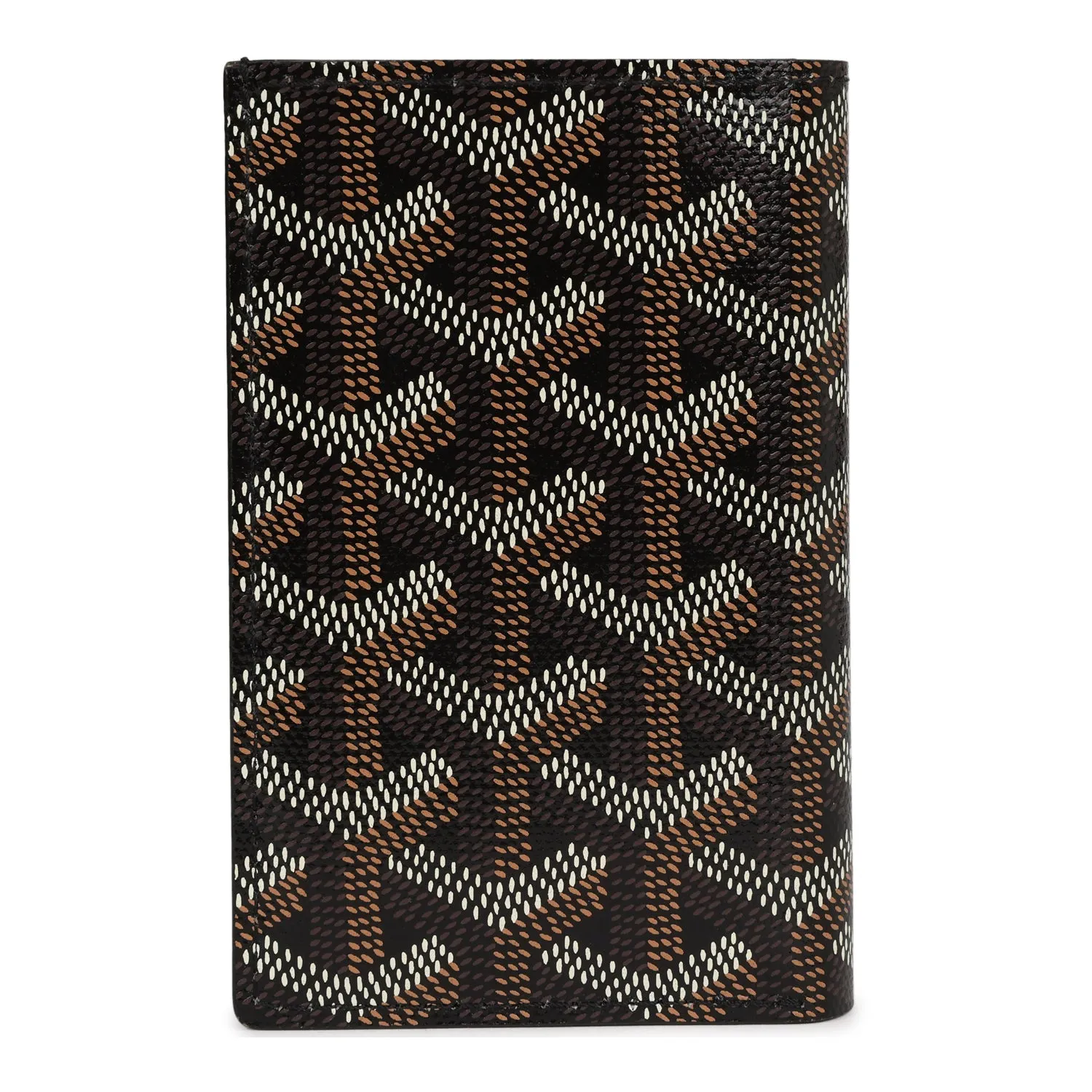 Goyard St. Pierre Wallet Black Goyardine Canvas and Vauzelles Calfskin