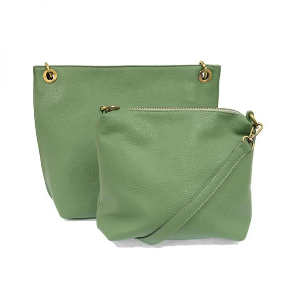 JOY SUSAN BRYNN SMALL BUCKET SEAFOAM