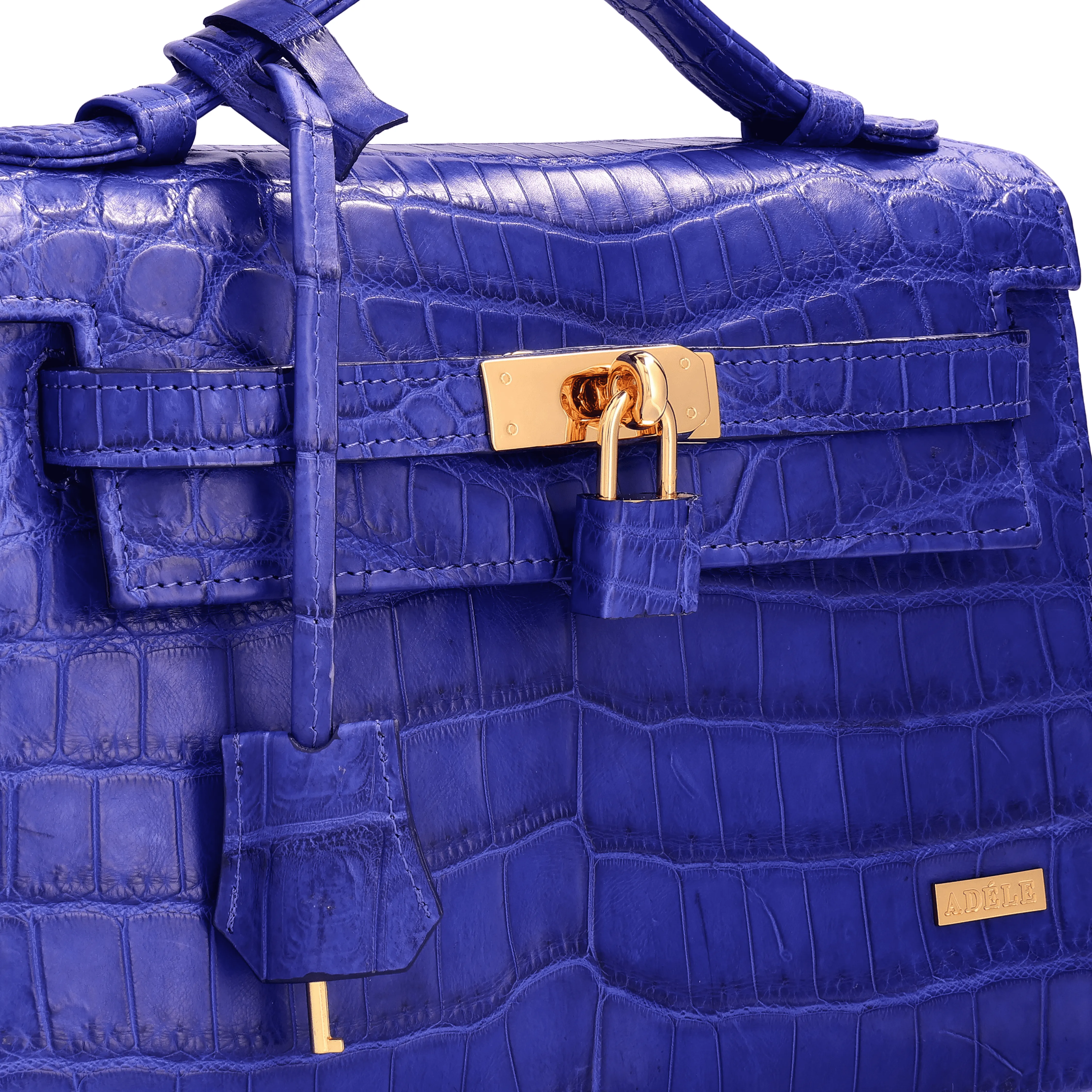 Kelsey - Blue Nile Crocodile Leather Bag