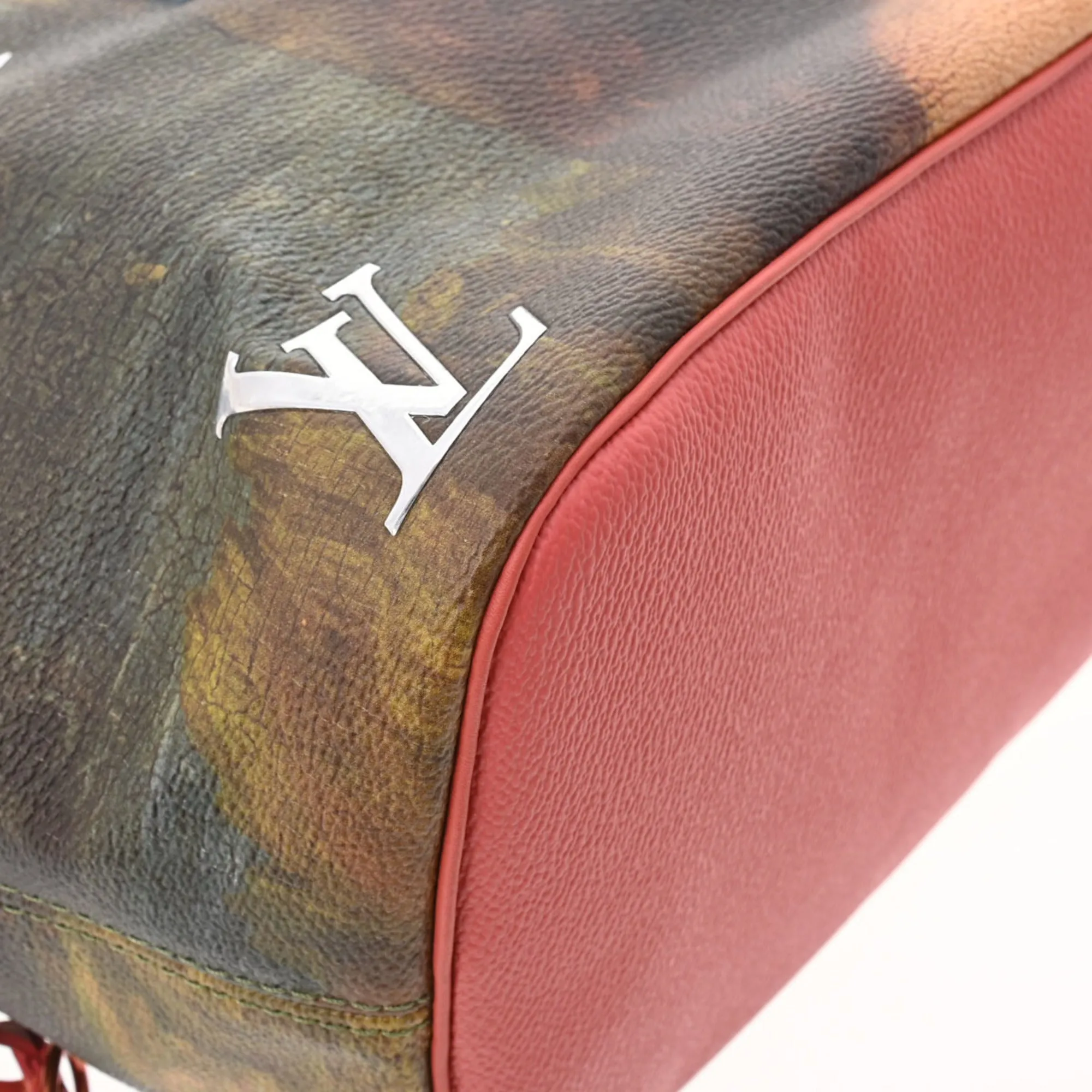 LOUIS VUITTON Da Vinci Masters Collection Neverfull MM Poppy Petal M43373 Women's Leather Tote Bag