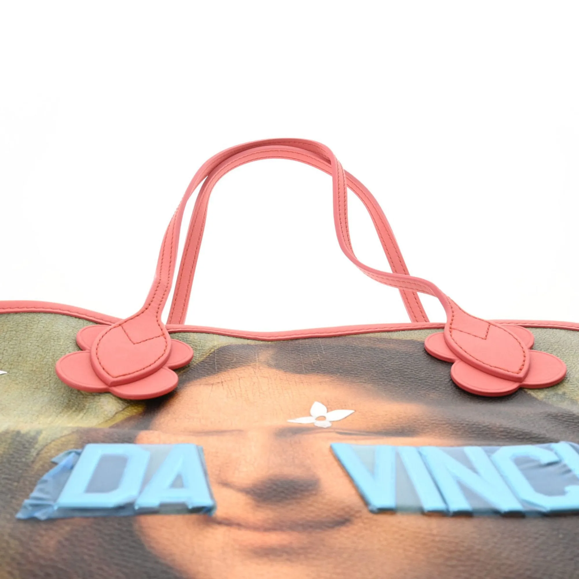 LOUIS VUITTON Da Vinci Masters Collection Neverfull MM Poppy Petal M43373 Women's Leather Tote Bag