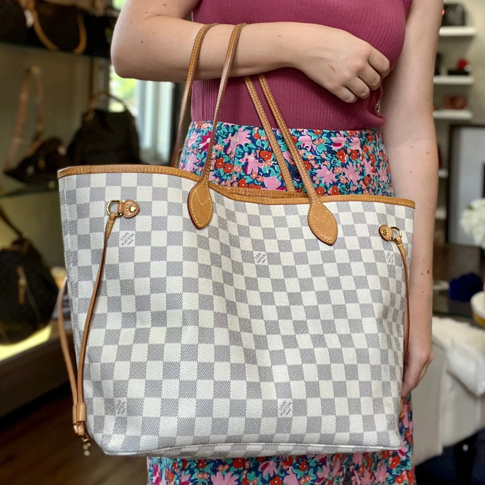 Louis Vuitton Damier Azur Neverfull MM