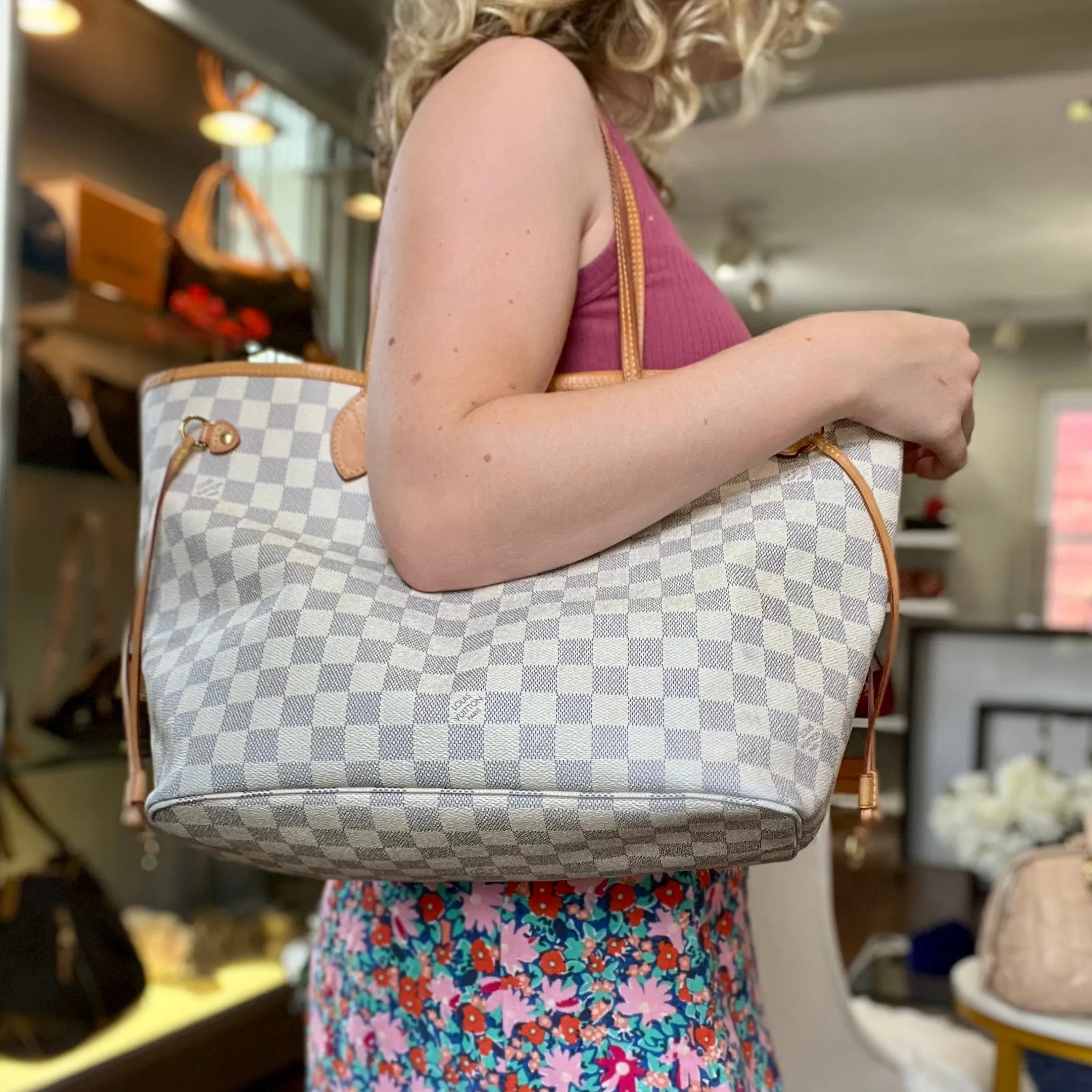 Louis Vuitton Damier Azur Neverfull MM