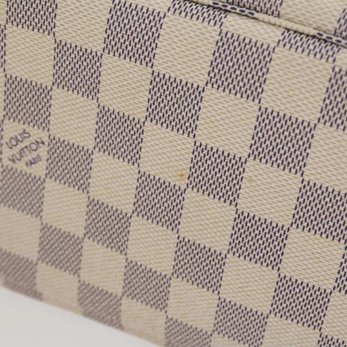 LOUIS VUITTON Damier Azur Neverfull PM Tote Bag N51110 LV Auth am2792g