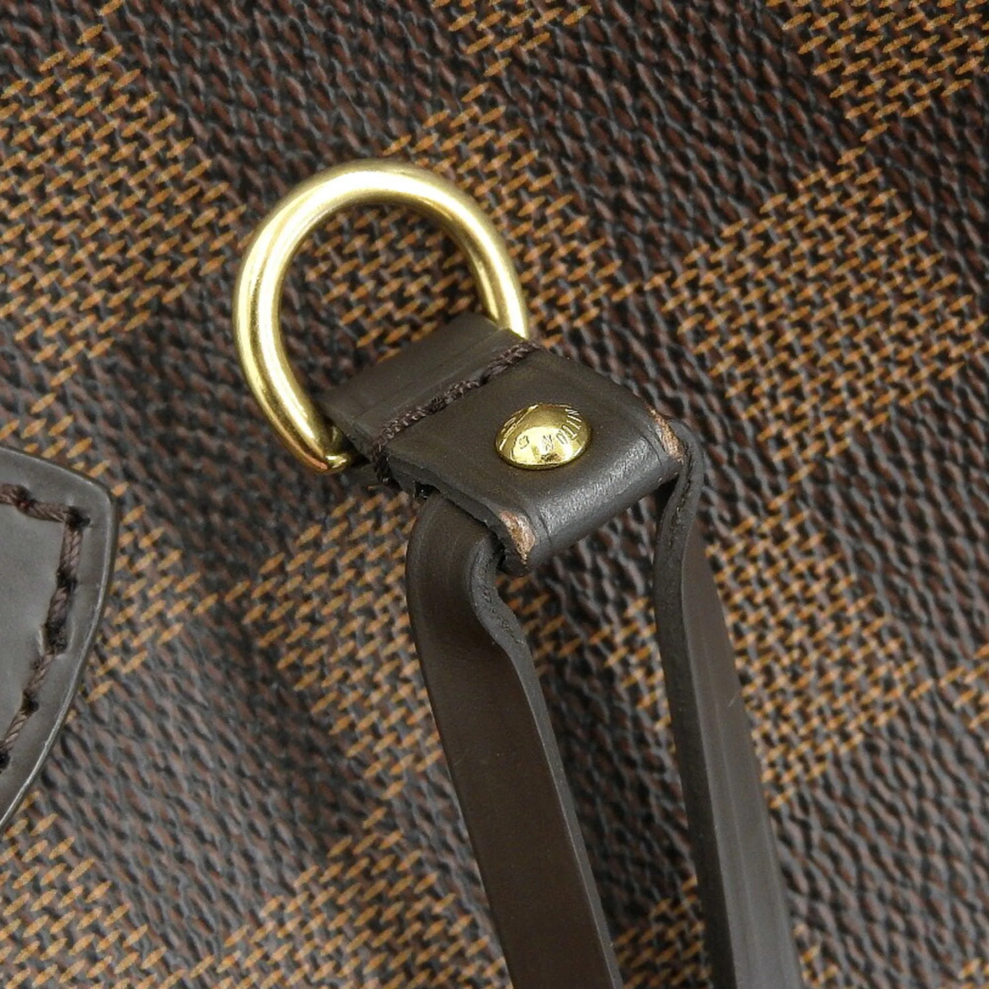 LOUIS VUITTON Damier Neverfull PM Shoulder Bag Pouch Ebene N41359 MS1159