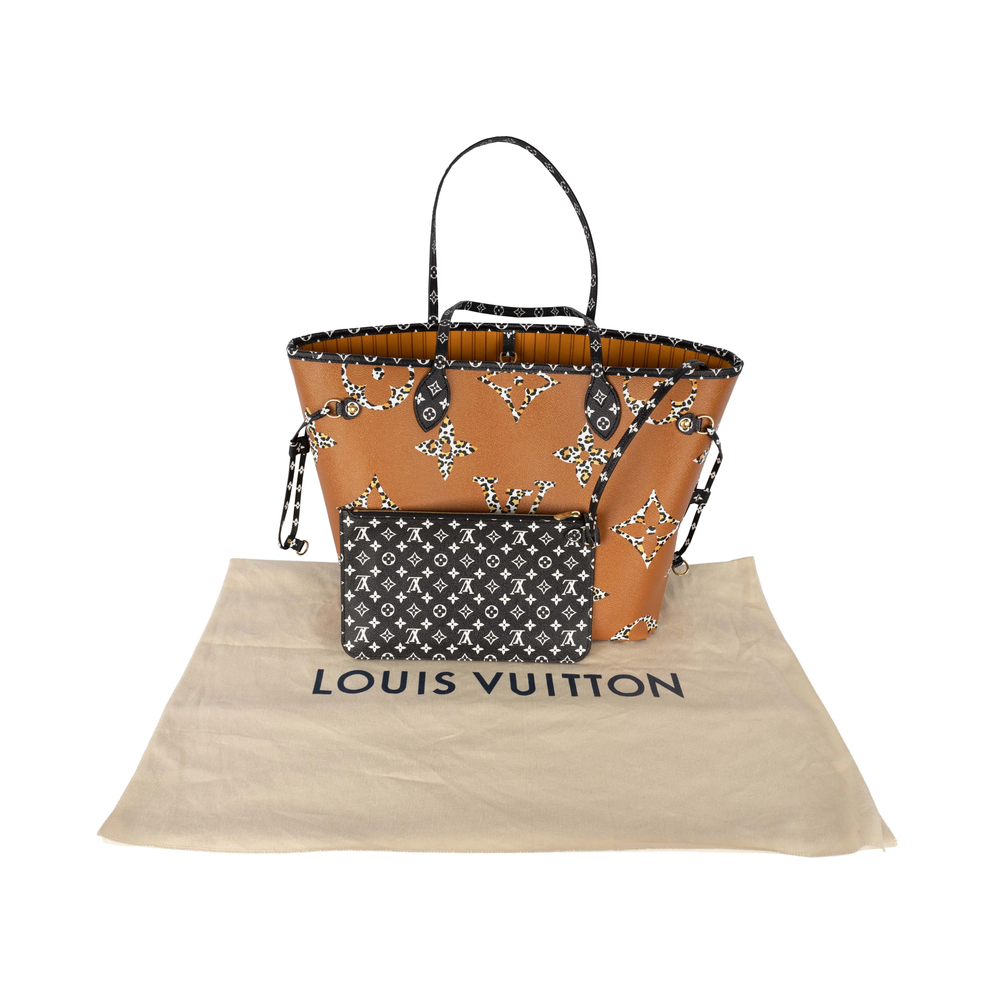 LOUIS VUITTON Louis Vuitton Monogram Jungle Neverfull MM