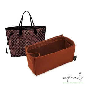 Louis Vuitton Neverfull Organizer Insert, Bag Organizer with Laptop Compartment and Pen Holder