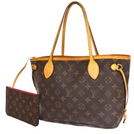 Louis Vuitton Neverfull Pm  Canvas Shoulder Bag ()
