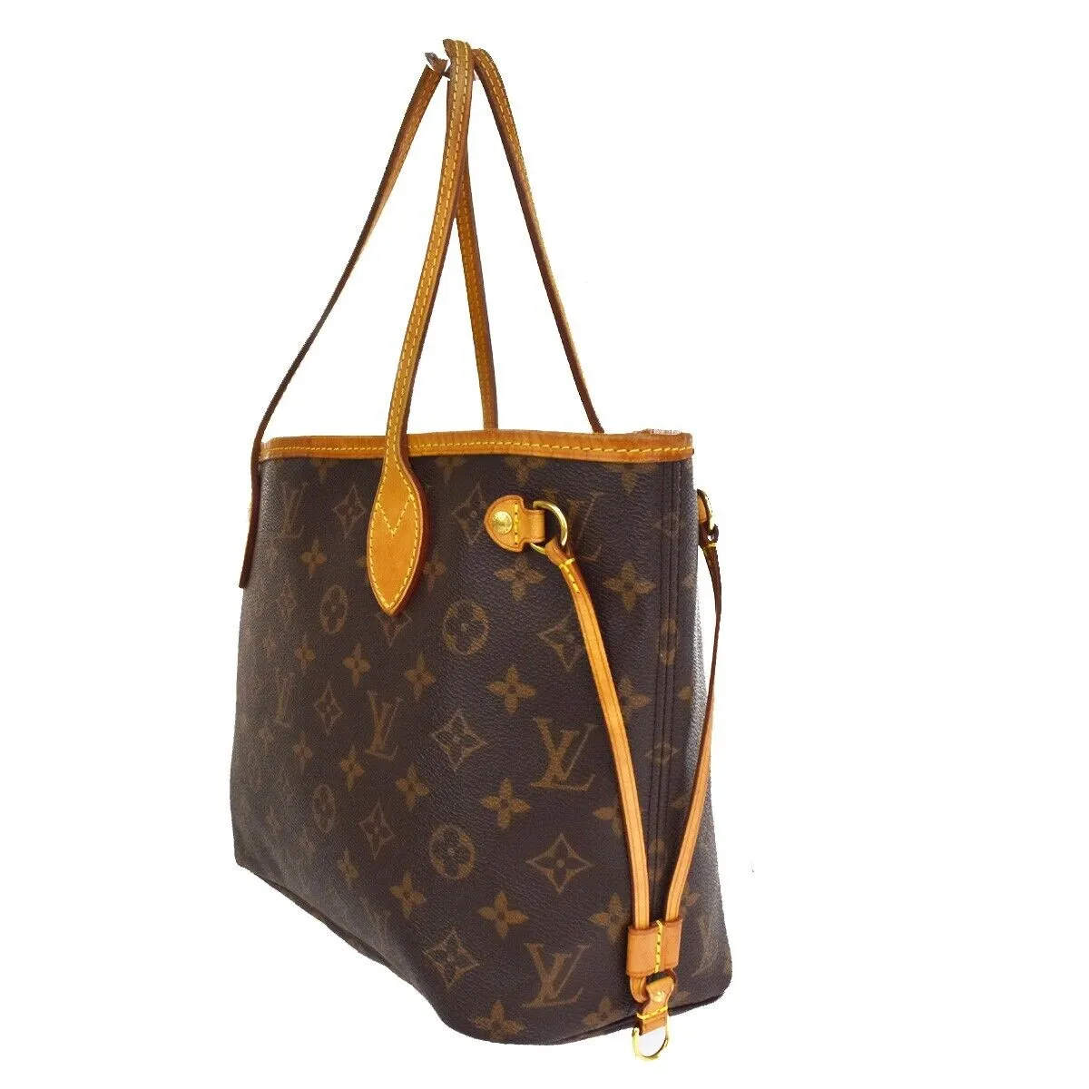 Louis Vuitton Neverfull Pm  Canvas Shoulder Bag ()