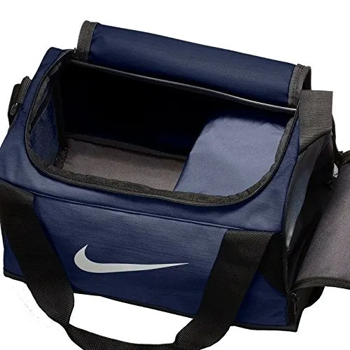 Nike Brasilia (Extra-Small) Duffel Bag NKBA5432 (Midnight Navy/Black/White)