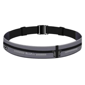 Outdoor High Elastic Waist Bag Sports Running Mobile Phone Bag(Dark Gray)