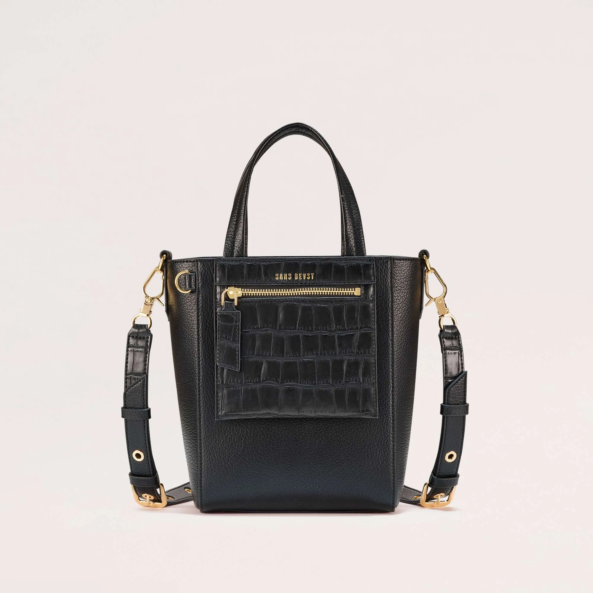 Petite Universo Bucket - Noir   Gold