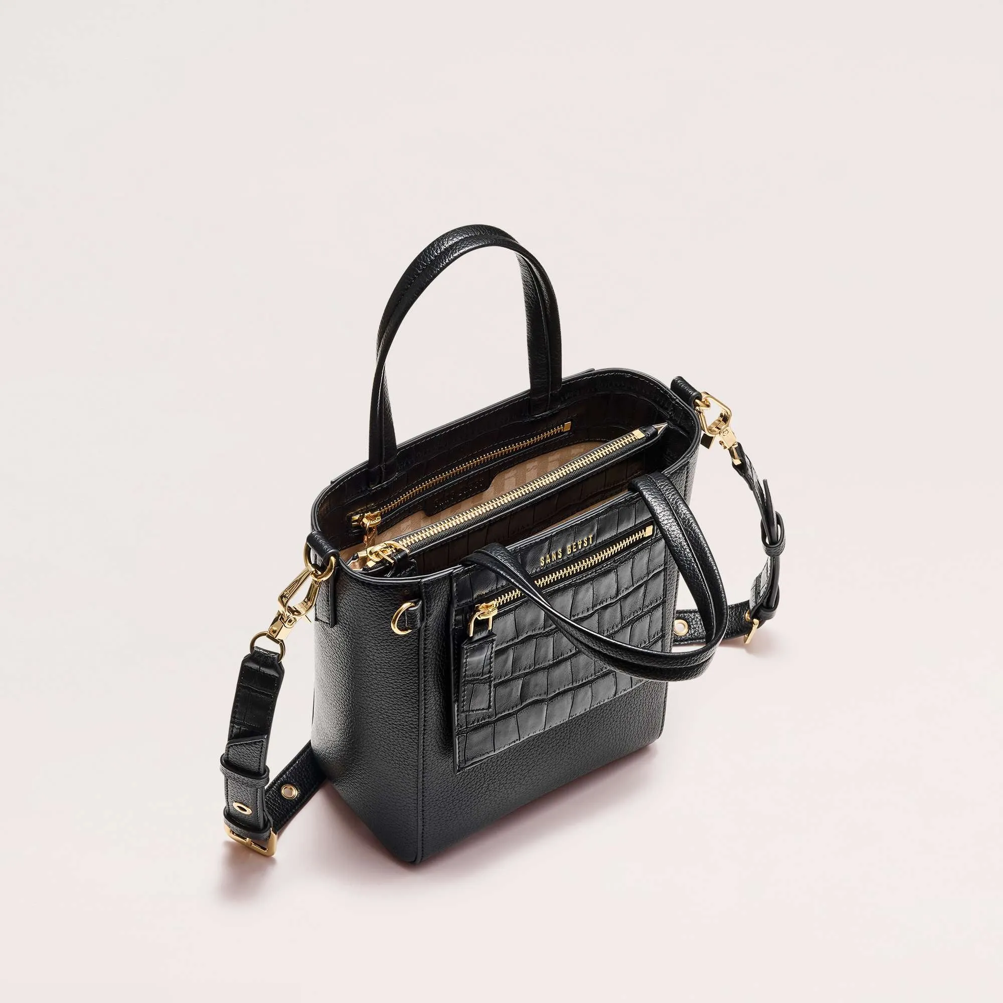Petite Universo Bucket - Noir   Gold