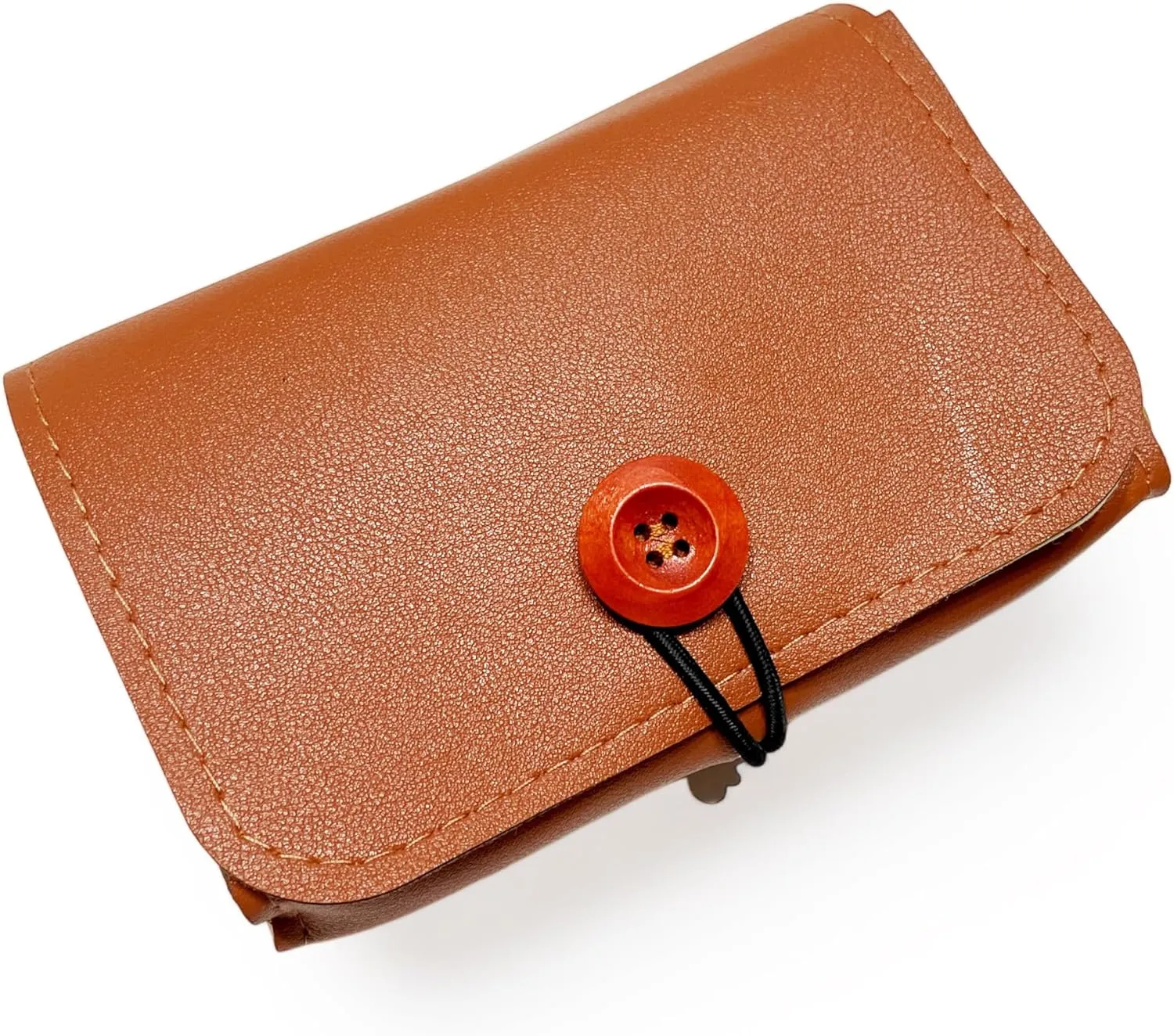 PU Leather Case Carrying Bag for Nintendo GBA/GBC/GBP, Anbernic RG351V, Retroid Pocket 1 - Portable Travel Case, Protective Pouch for Handheld Retro Game Console (Brown)