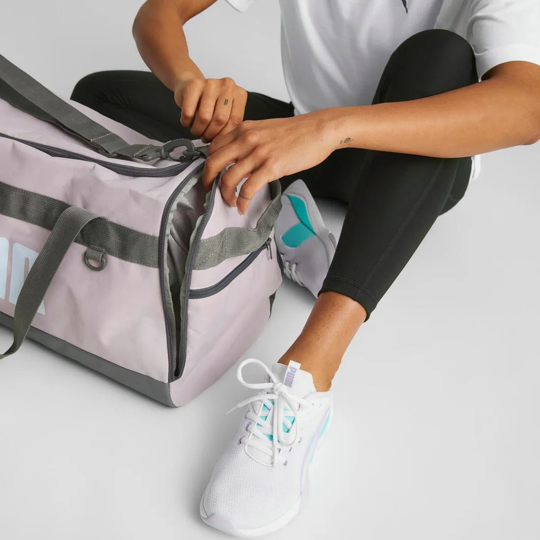 Puma Challenger Duffel Bag M - Pearl Pink
