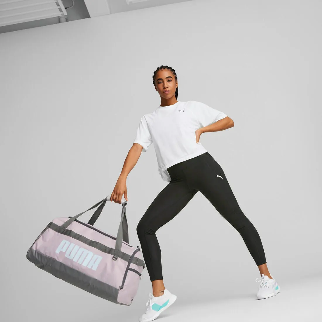 Puma Challenger Duffel Bag M - Pearl Pink