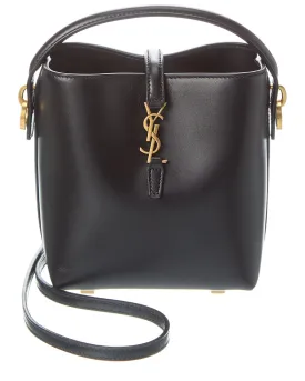 Saint Laurent LE 37 Mini Leather Bucket Bag