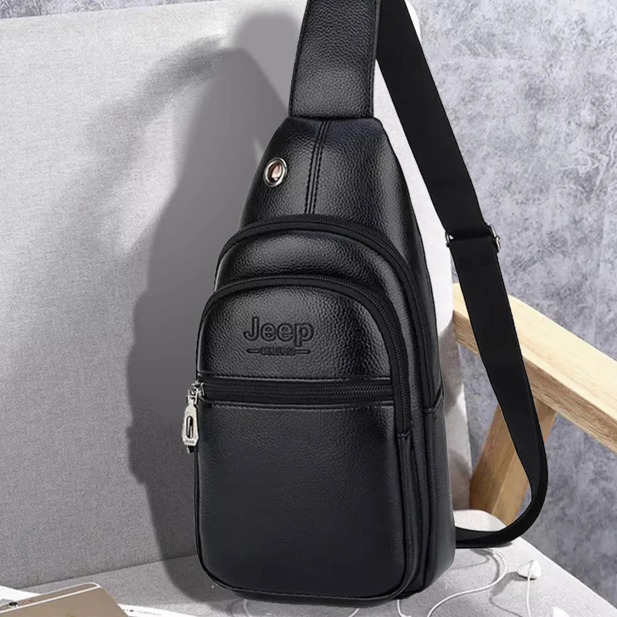 Shoulder Bag Men's Leisure Sports Bag - Jeep Cross Body Bag