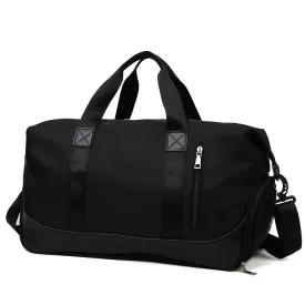 Sports bag Travel bag with shoe compartment and wet compartment