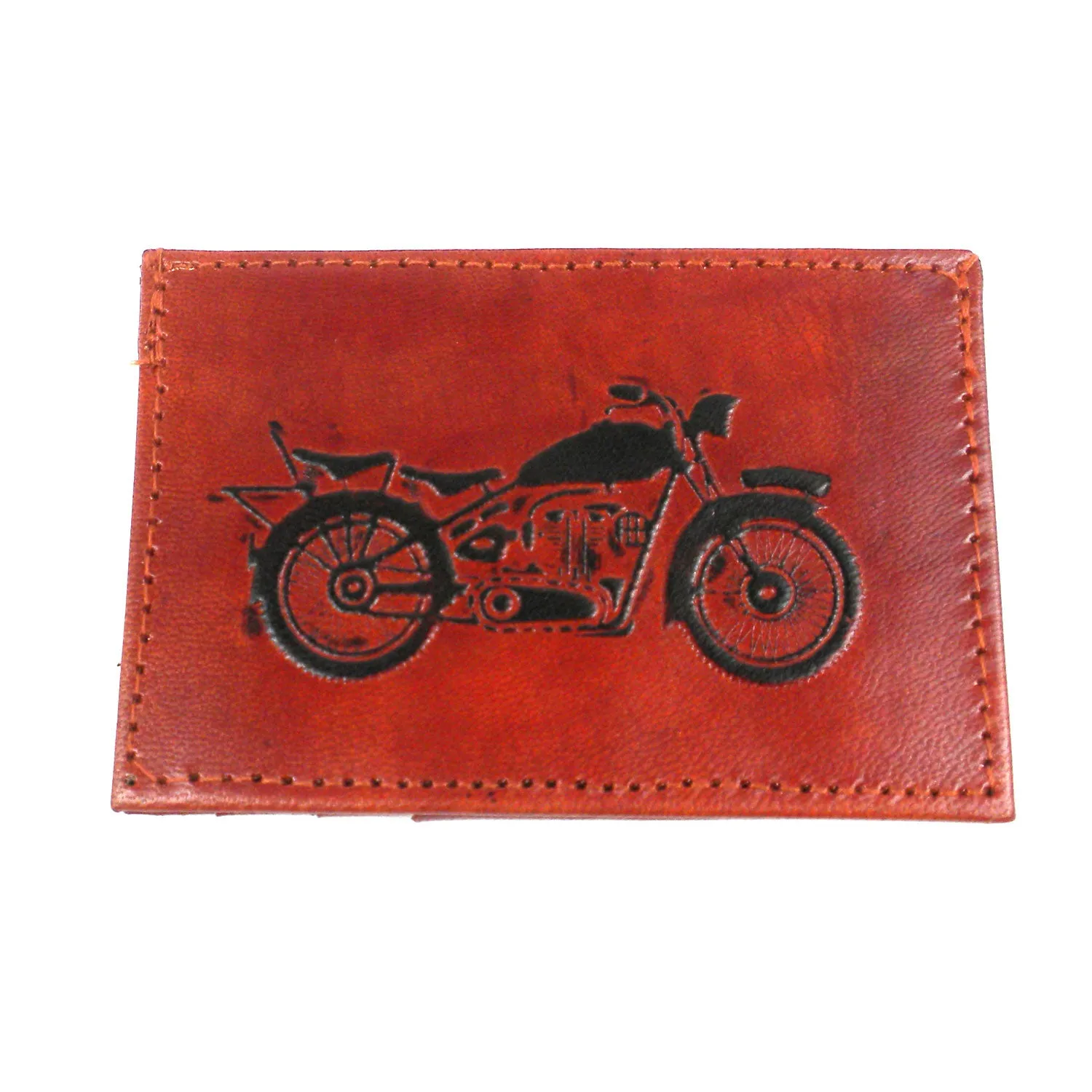 Sustainable Leather Wallet Open Road
