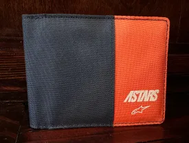 Thin Fold Sport Wallet - Orange & Blue