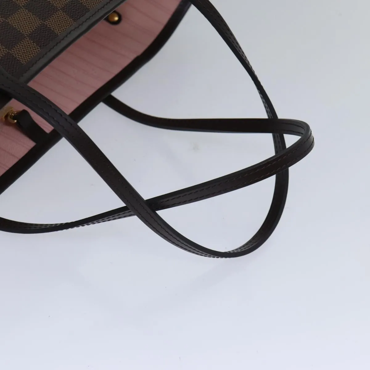 Trendy Inspired Louis Vuitton Damier Ebene Neverfull Mm Tote Bag N51105 Lv Auth 86990sa