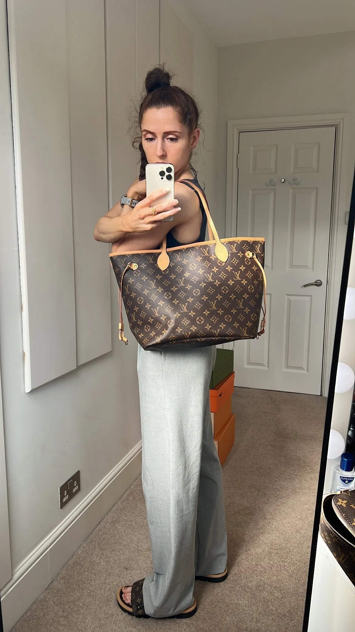 Trendy Inspired Louis Vuitton Neverfull Mm Monogram (rrp £1,410)