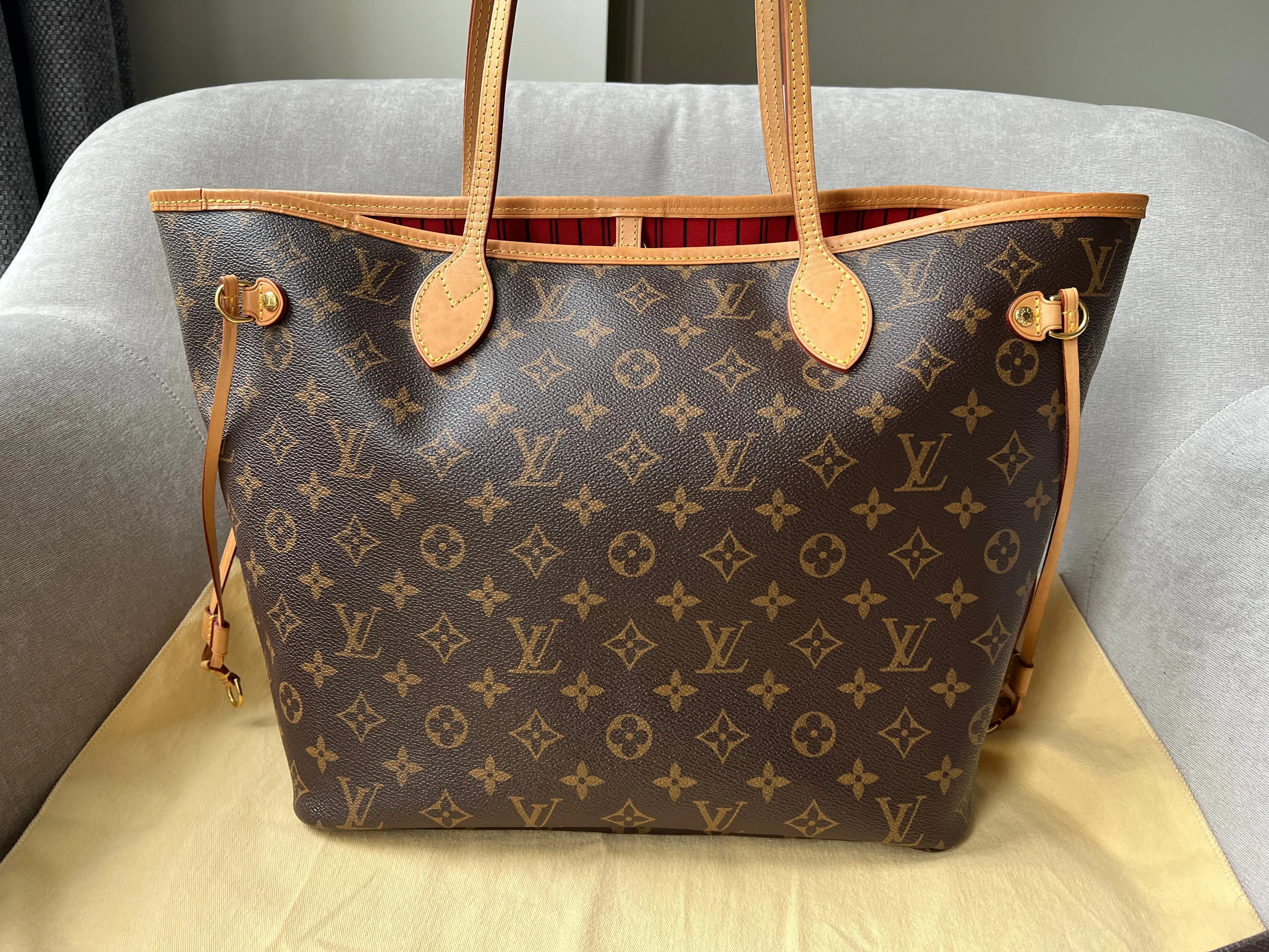 Trendy Inspired Louis Vuitton Neverfull Mm Monogram (rrp £1,410)