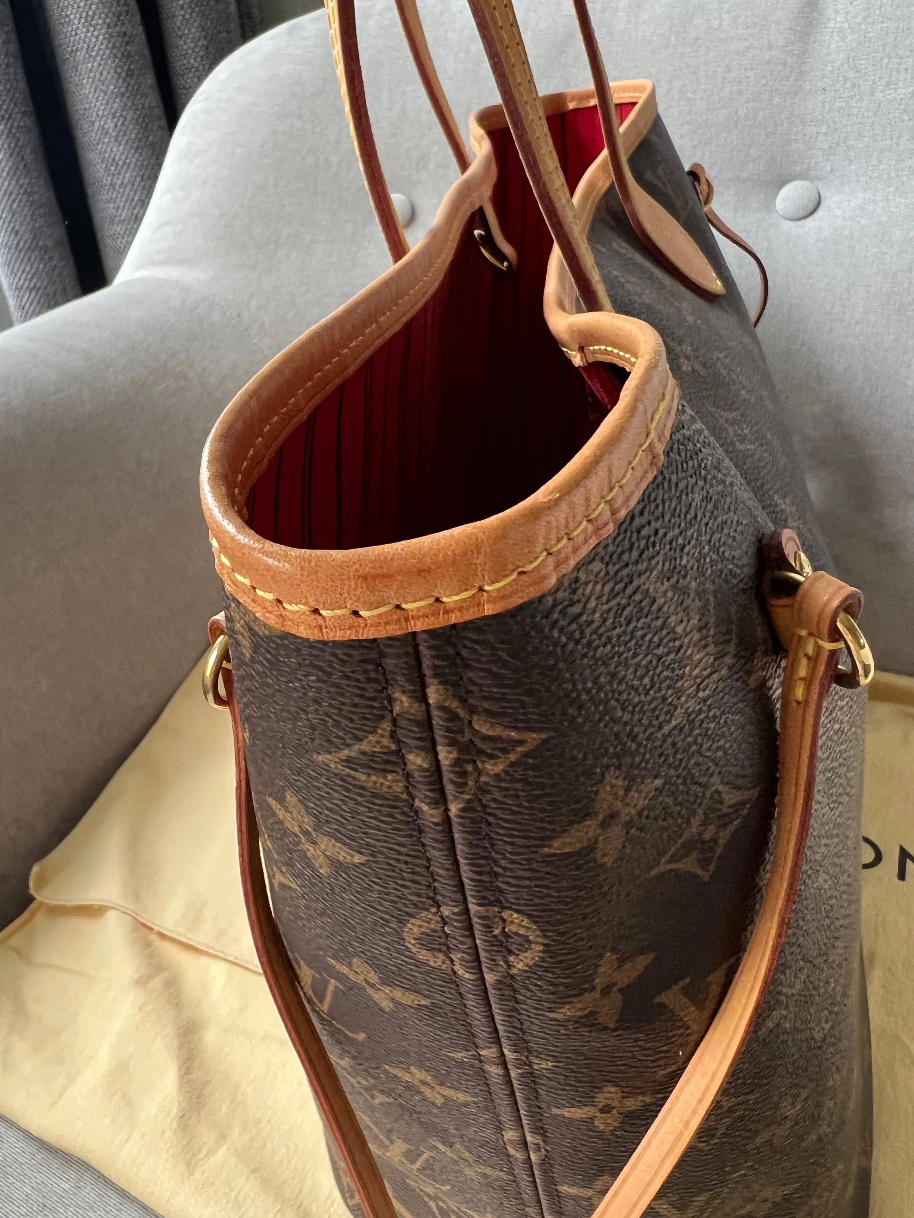 Trendy Inspired Louis Vuitton Neverfull Mm Monogram (rrp £1,410)