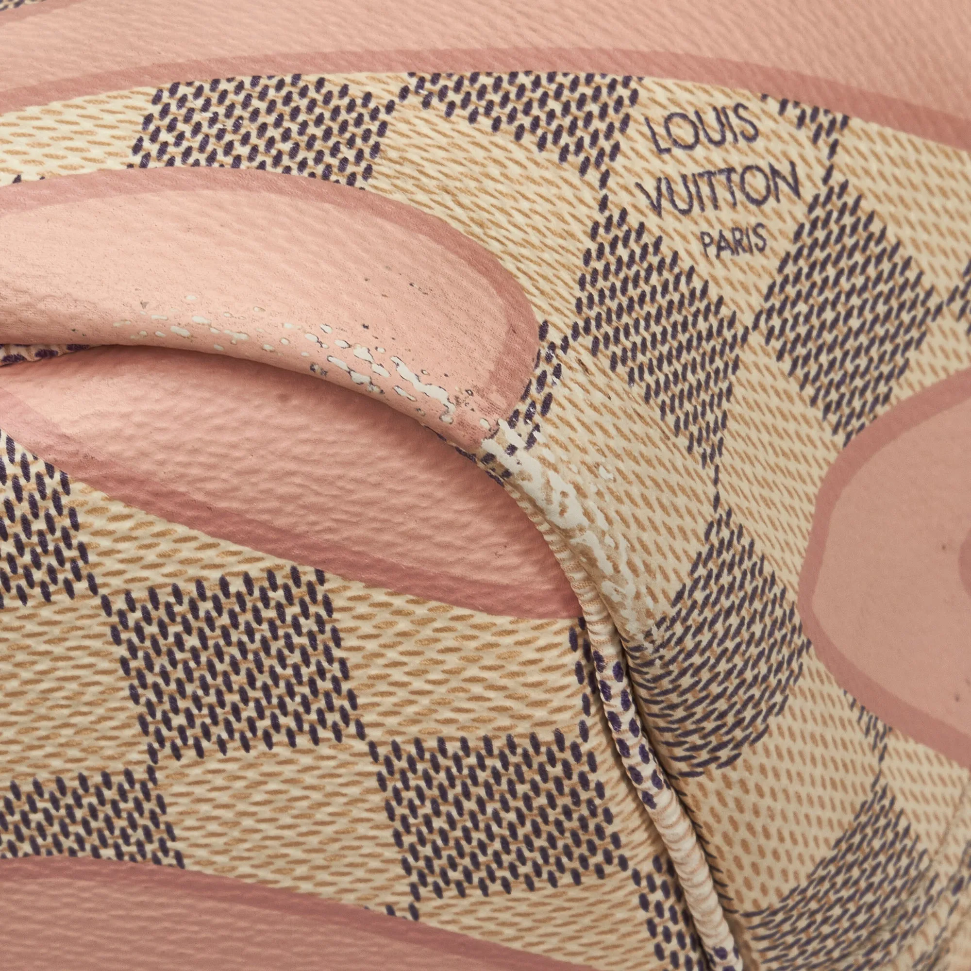 Trendy Inspired Louis Vuitton Tahitienne Neverfull Mm Damier Azur Canvas