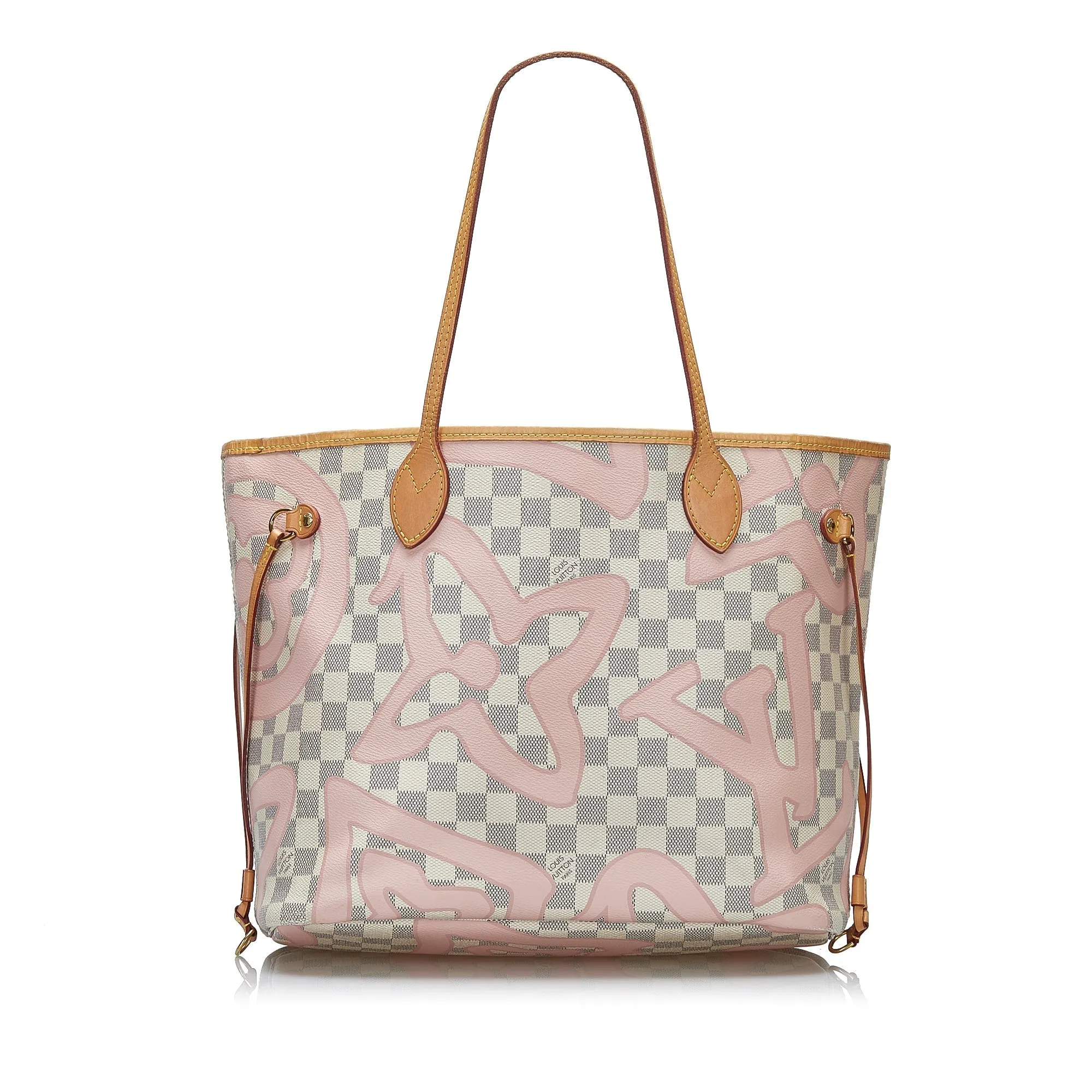 Trendy Inspired Louis Vuitton Tahitienne Neverfull Mm Damier Azur Canvas