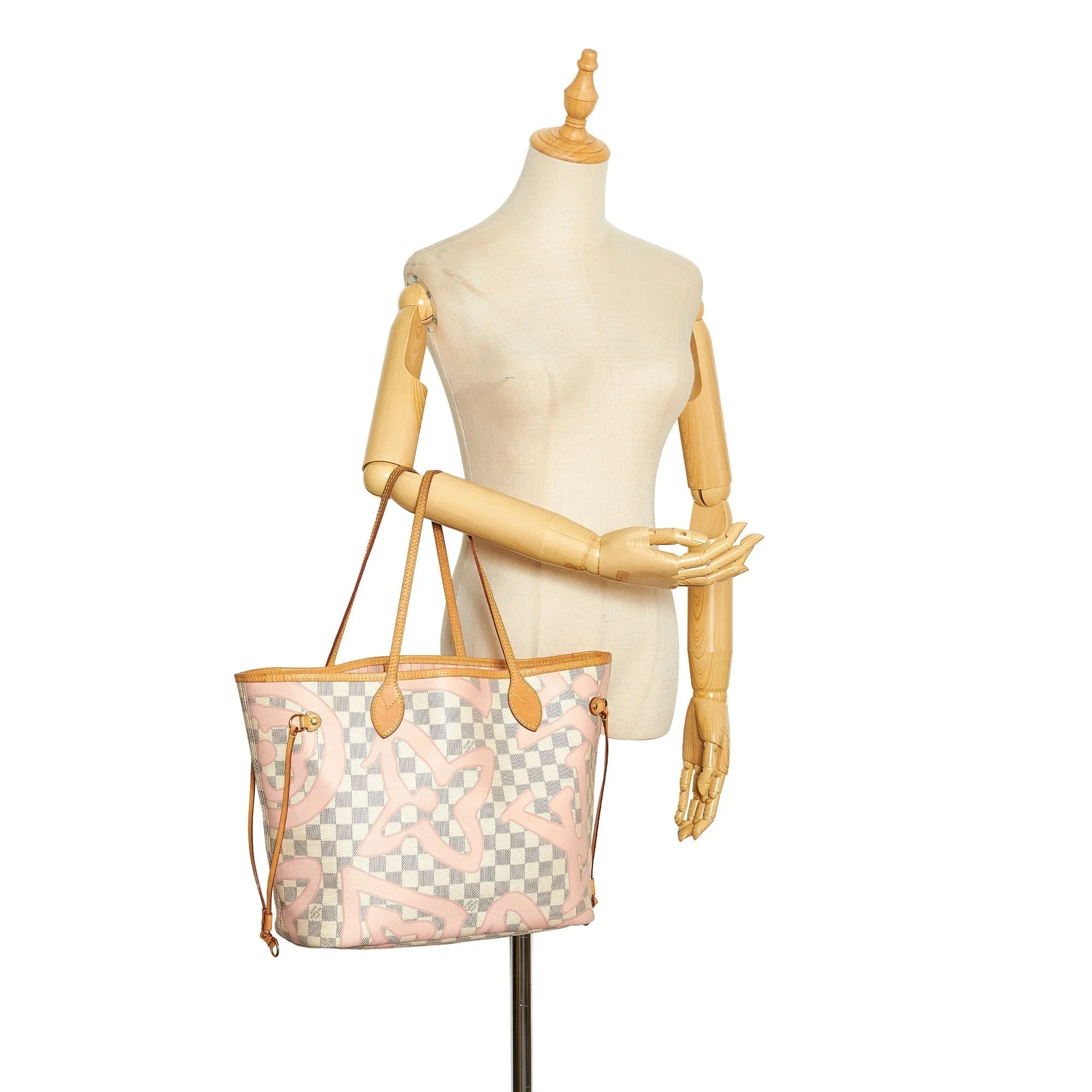 Trendy Inspired Louis Vuitton Tahitienne Neverfull Mm Damier Azur Canvas