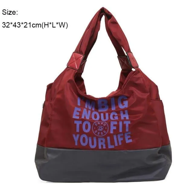Waterproof Shoulder Gym Bag