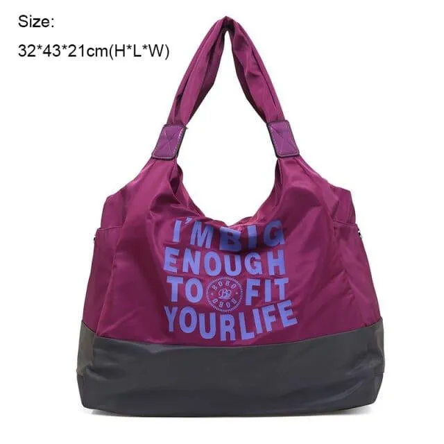 Waterproof Shoulder Gym Bag