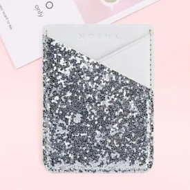 White Bling Card Holder